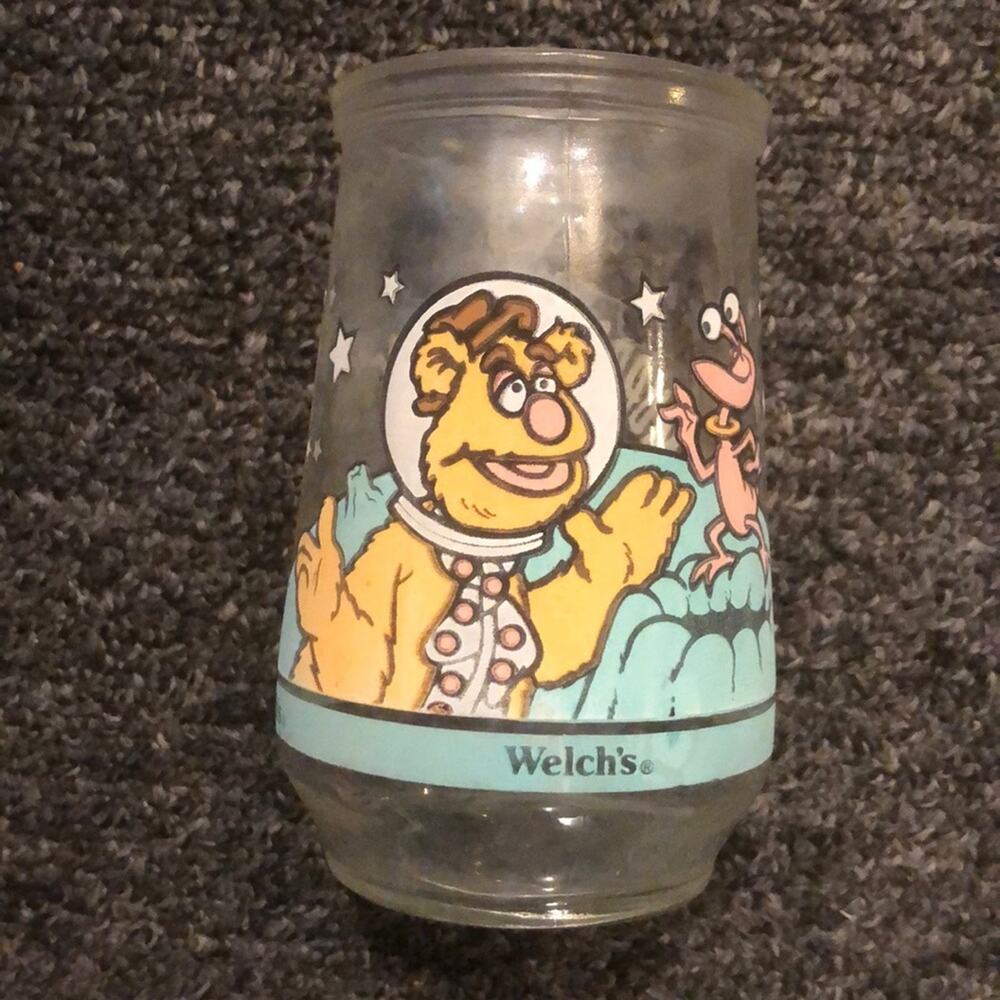 Muppets In Space Fozzie Bear Welch's 1998 Jim Henson's Collectors Glass